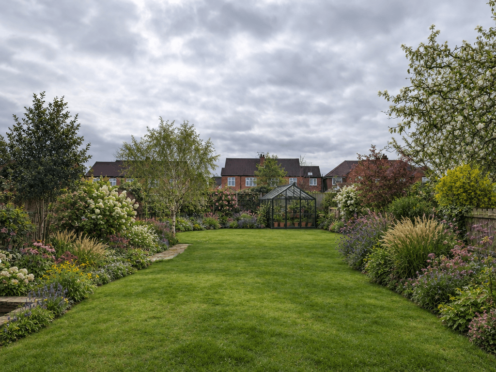 Landscape design in English Cottage Garden style — Yard by GenRoom AI