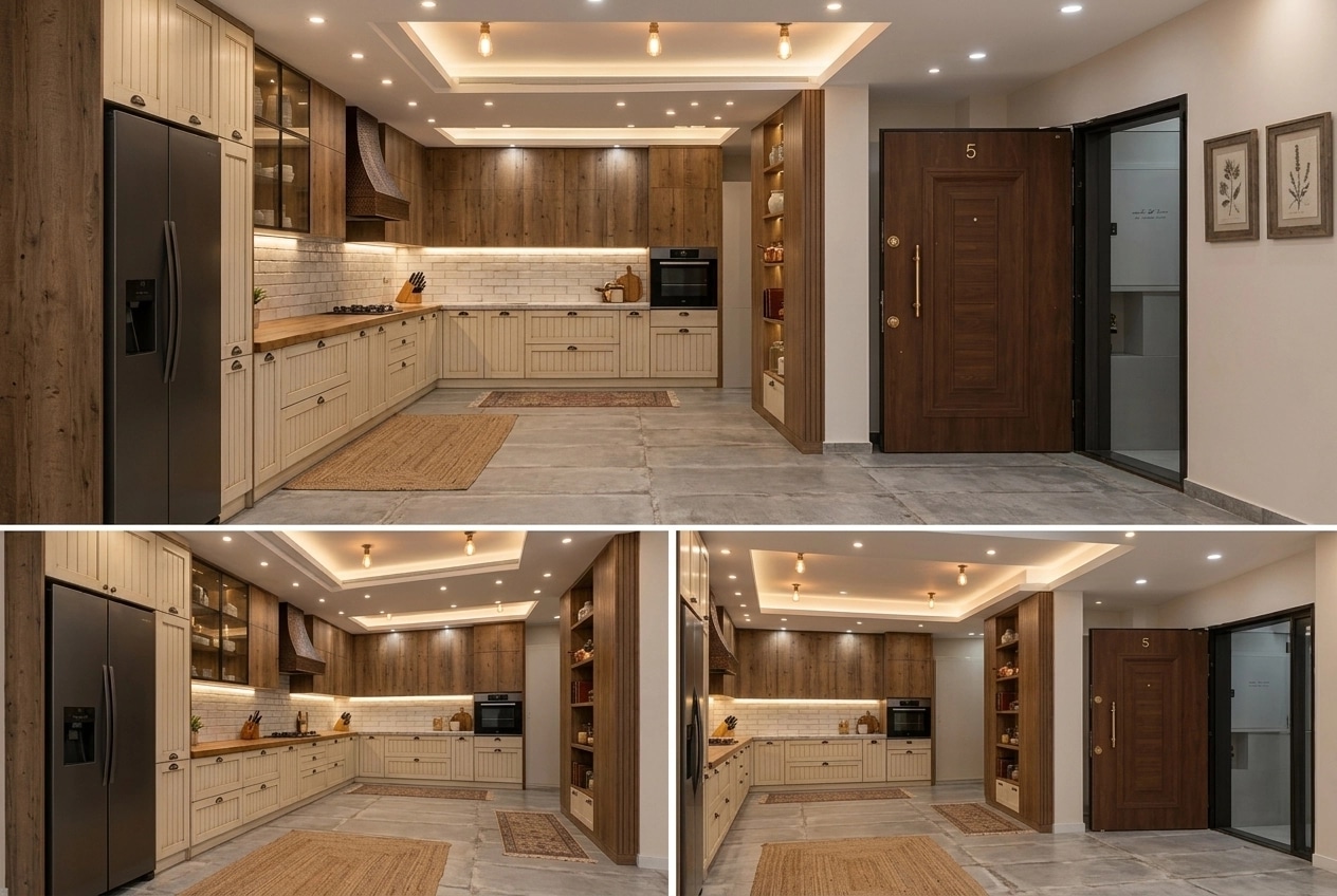 Modern Farmhouse Kitchen design — interior photo by GenRoom AI