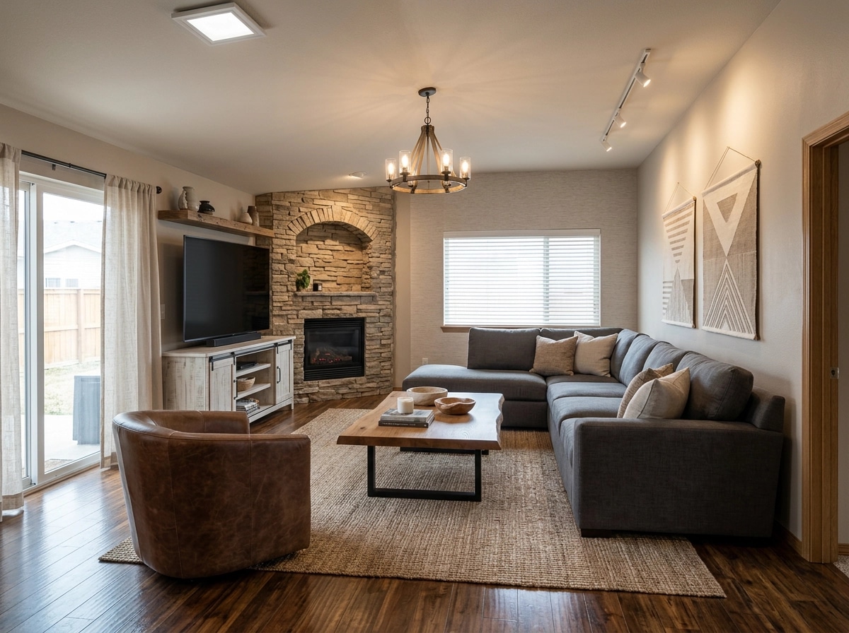 Interior design in Contemporary style — Living Room by GenRoom AI