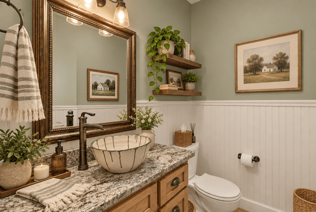 Bathroom interior in no_style style — photo by GenRoom AI