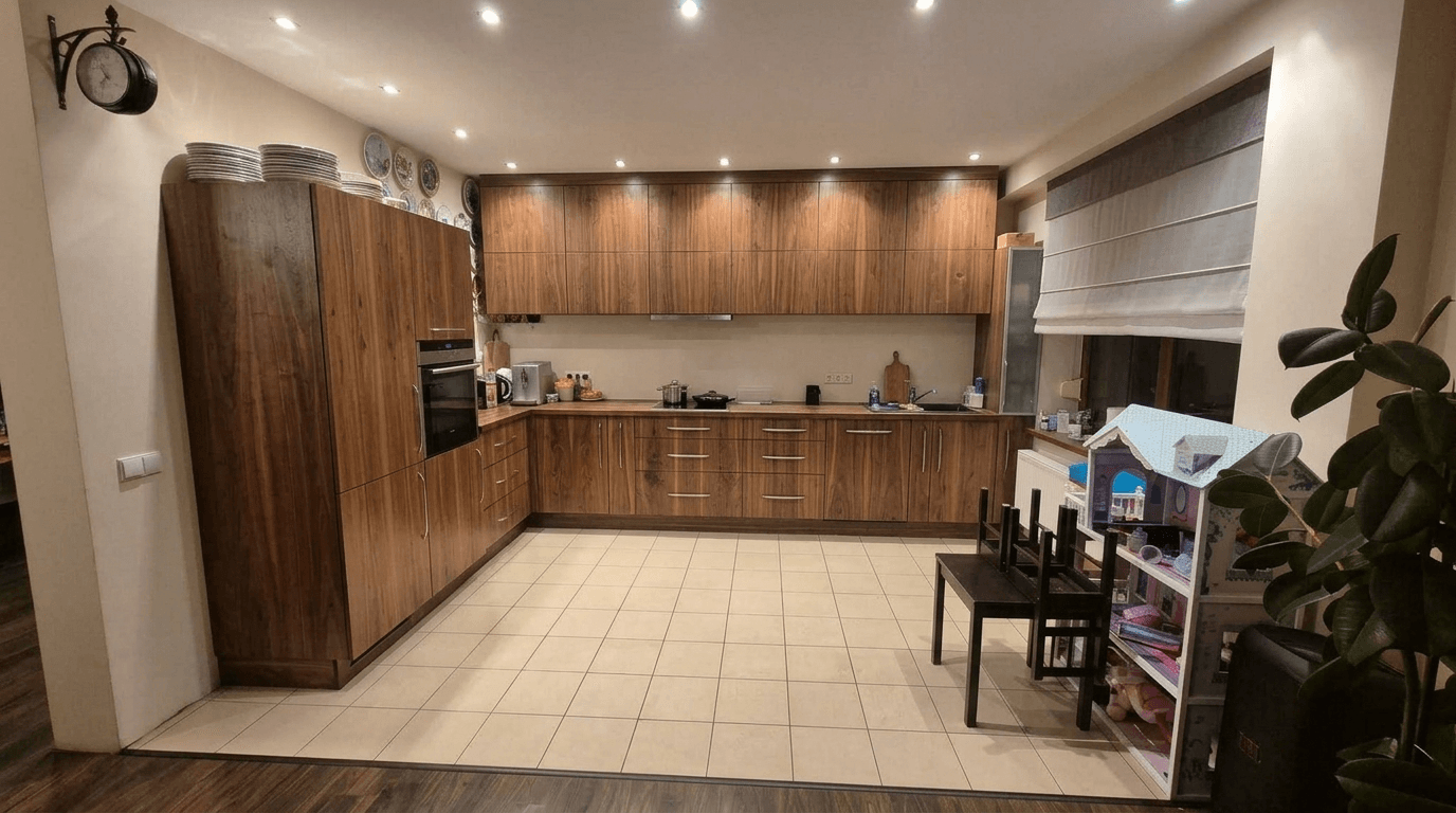 Kitchen interior in no_style style — photo by GenRoom AI