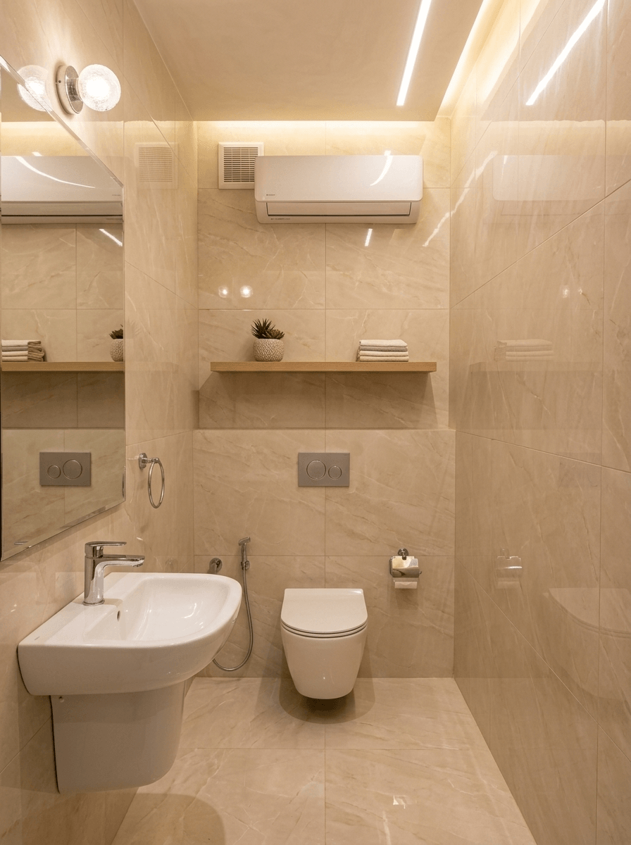 Bathroom interior in no_style style — photo by GenRoom AI