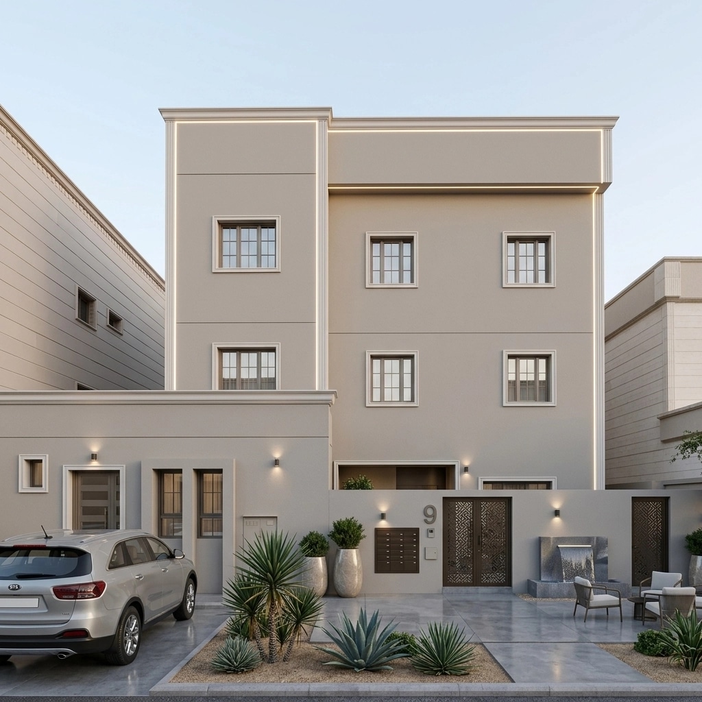 Contemporary Facade Facade design — facade photo by GenRoom AI