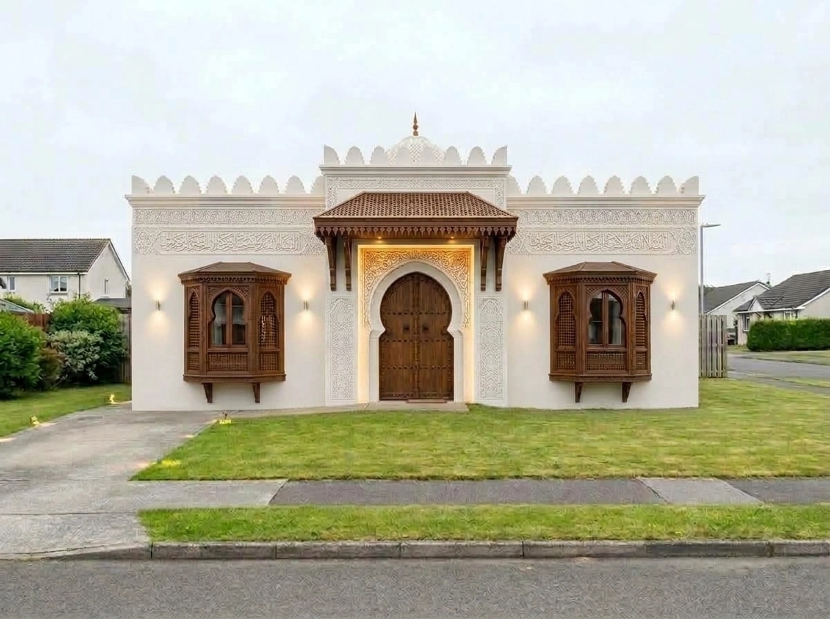 Arabian Facade Facade design — facade photo by GenRoom AI