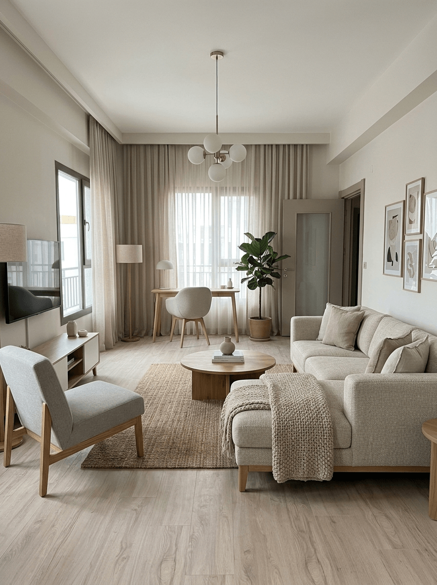 Scandinavian Living Room design — interior photo by GenRoom AI