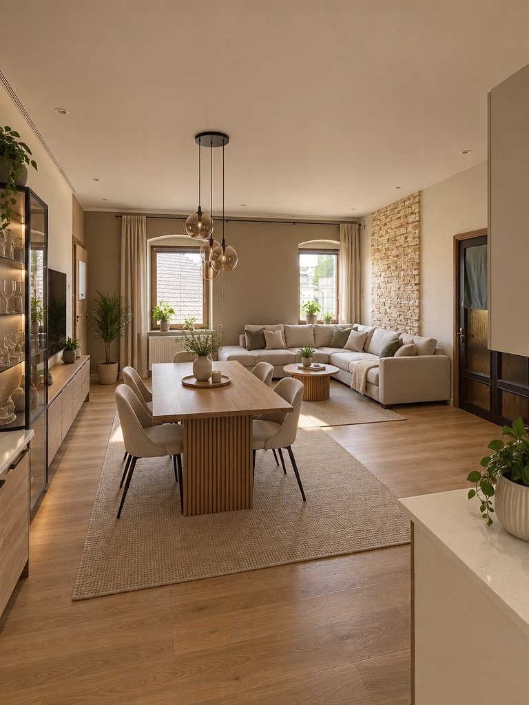 Interior design in Minimalism style — Living Room by GenRoom AI