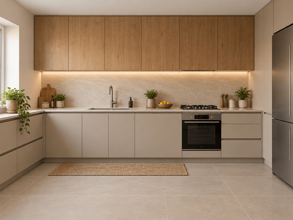 Kitchen interior in Contemporary style — photo by GenRoom AI