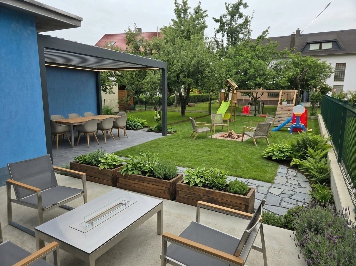 Contemporary Yard Yard design — yard photo by GenRoom AI