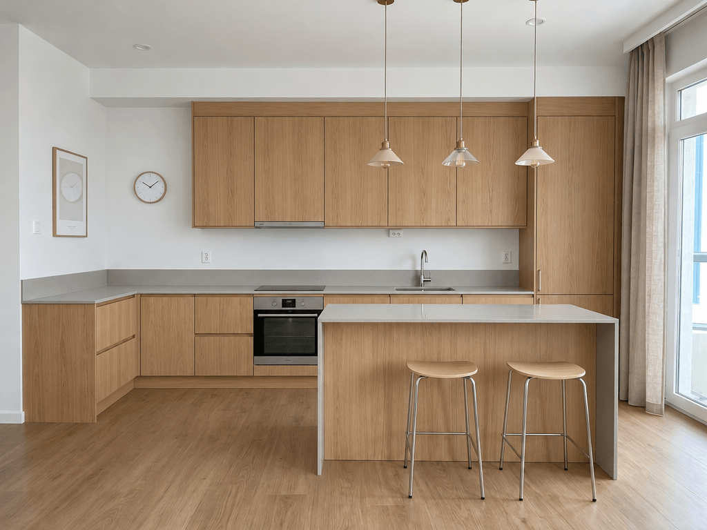 Interior design in Scandinavian style — Kitchen by GenRoom AI