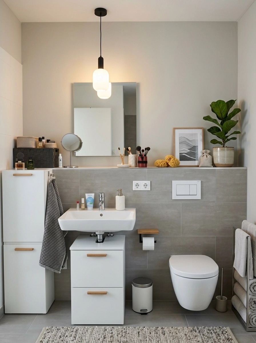 Interior design in Scandinavian style — Bathroom by GenRoom AI