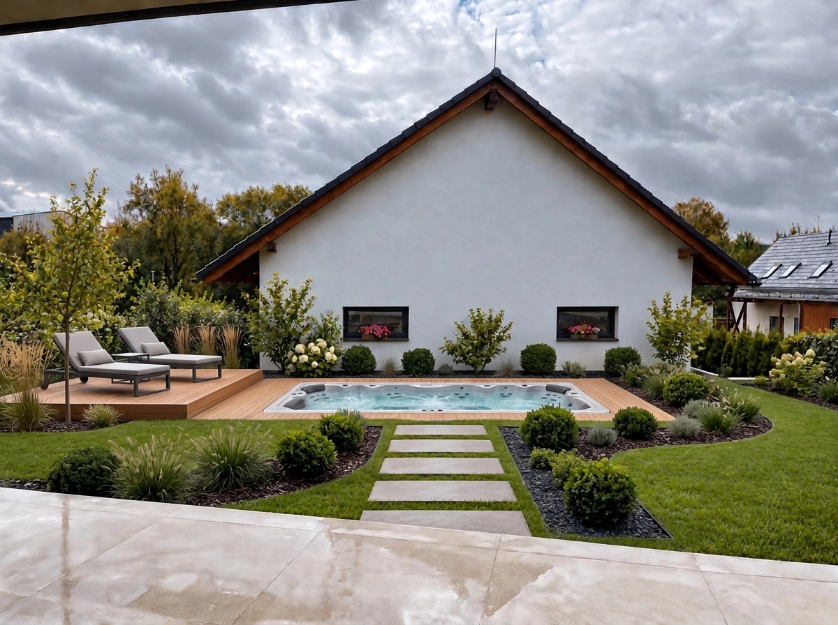 Landscape design in Minimalist Yard style — Yard by GenRoom AI