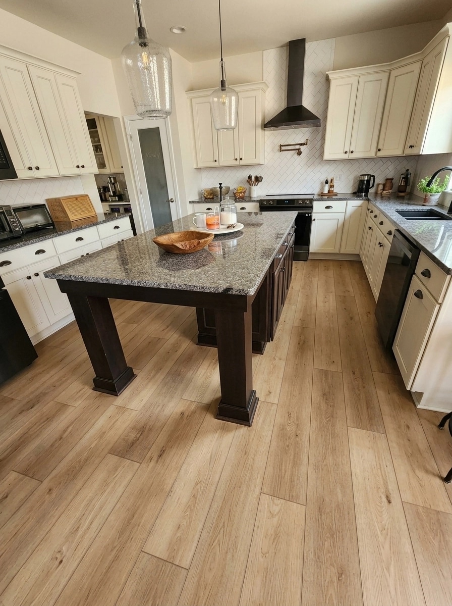 Interior design in Modern Farmhouse style — Kitchen by GenRoom AI