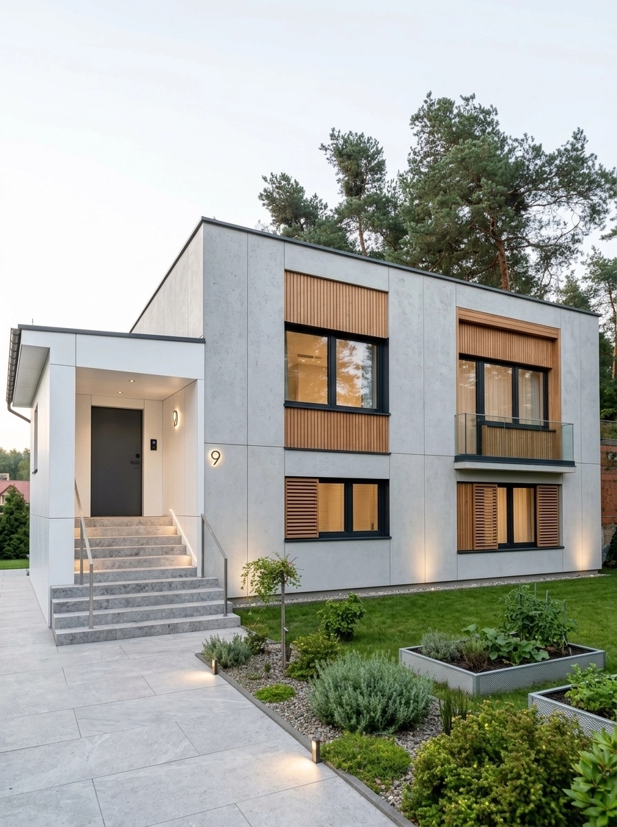 Minimalist Facade Facade design — facade photo by GenRoom AI