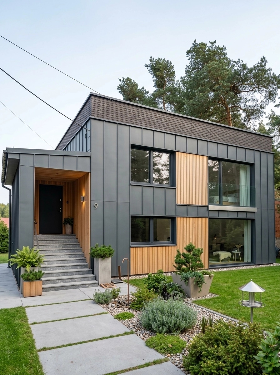 Scandinavian Facade Facade design — facade photo by GenRoom AI
