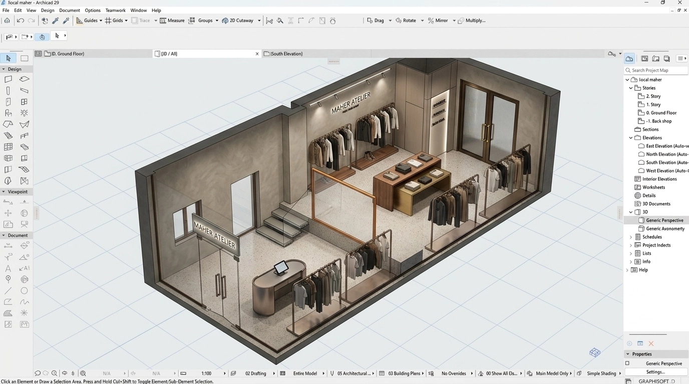 Interior design in Contemporary style — shop by GenRoom AI