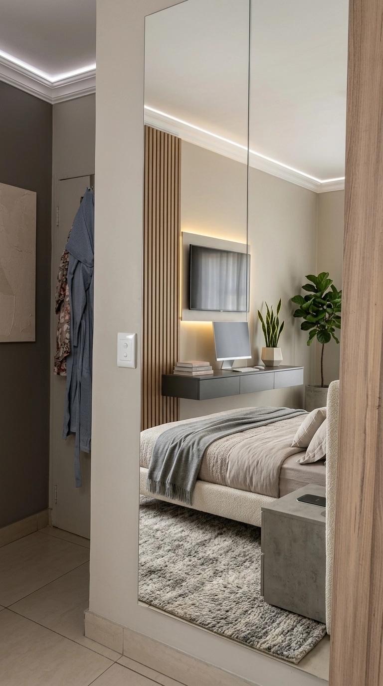 Minimalism Bedroom design — interior photo by GenRoom AI