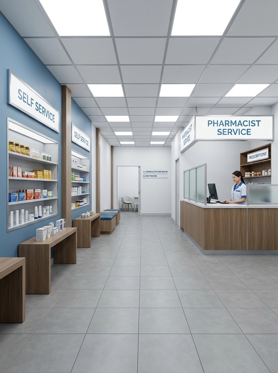 Interior design in Minimalism style — clinic by GenRoom AI