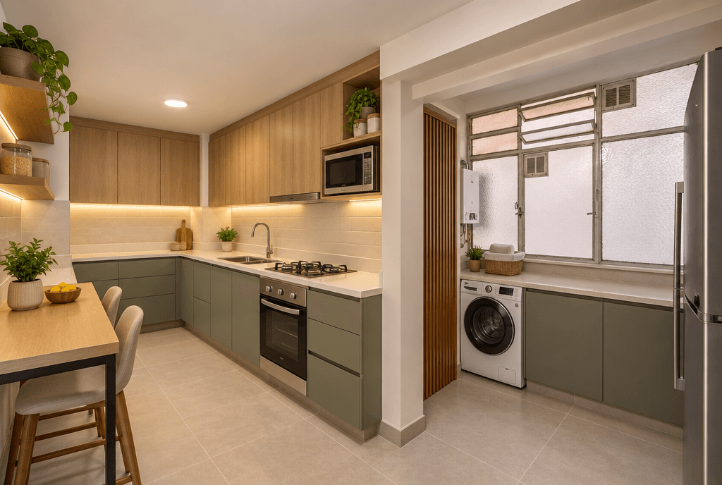 Contemporary Kitchen design — interior photo by GenRoom AI