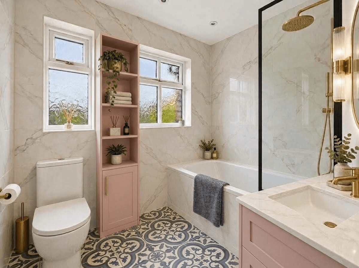 Bathroom interior in no_style style — photo by GenRoom AI