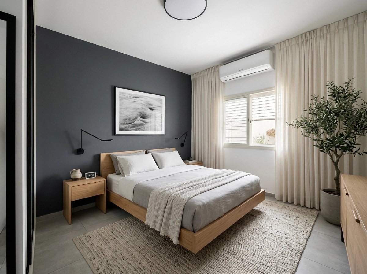 Minimalism Bedroom design — interior photo by GenRoom AI