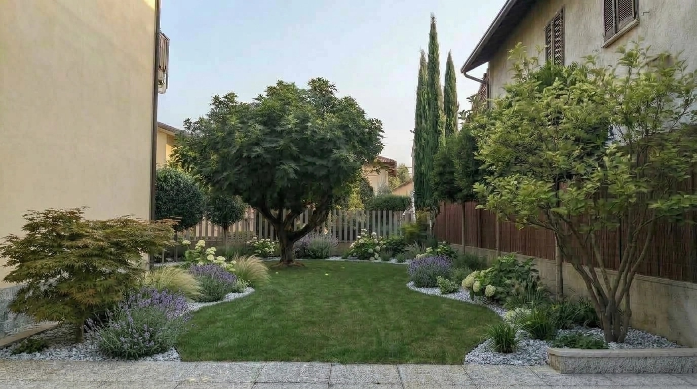 Yard design in no_style style — photo by GenRoom AI