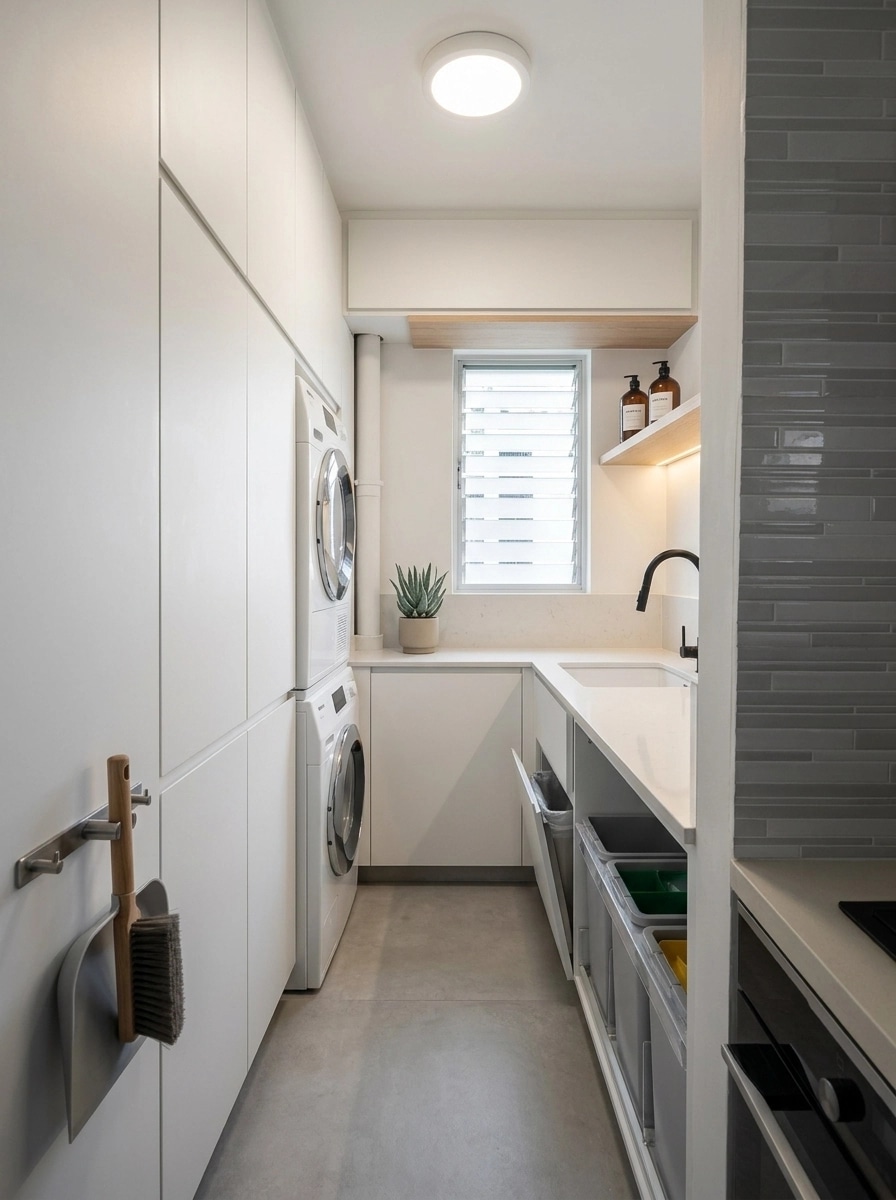 Interior design in Minimalism style — laundry by GenRoom AI