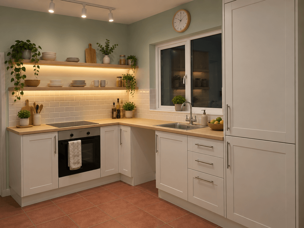 Scandinavian Kitchen design — interior photo by GenRoom AI