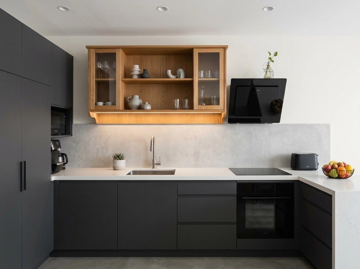 Minimalism Kitchen design — interior photo by GenRoom AI