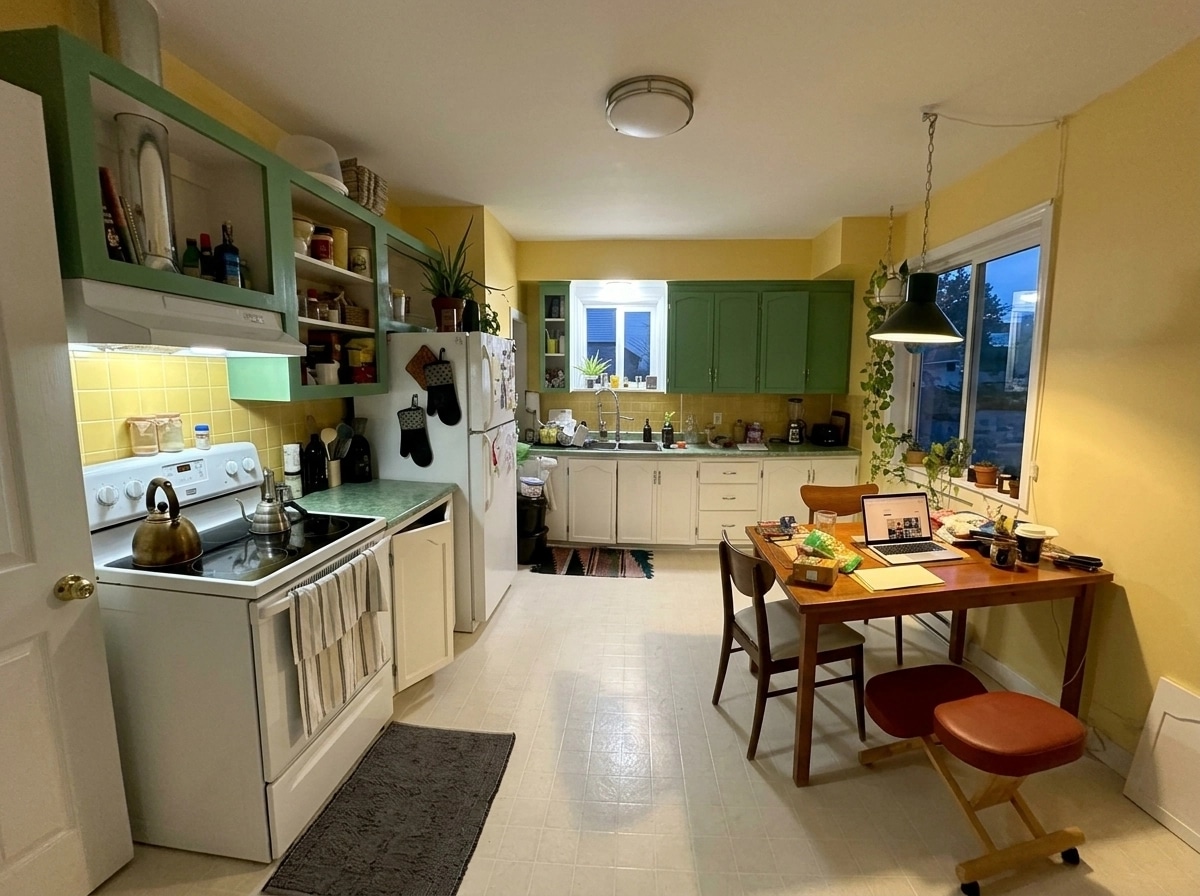Kitchen interior in no_style style — photo by GenRoom AI