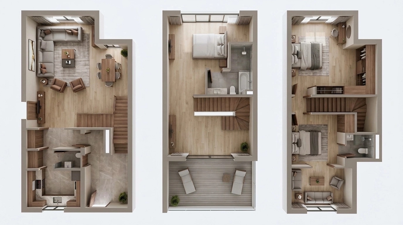Interior design in Contemporary style — Living Room by GenRoom AI