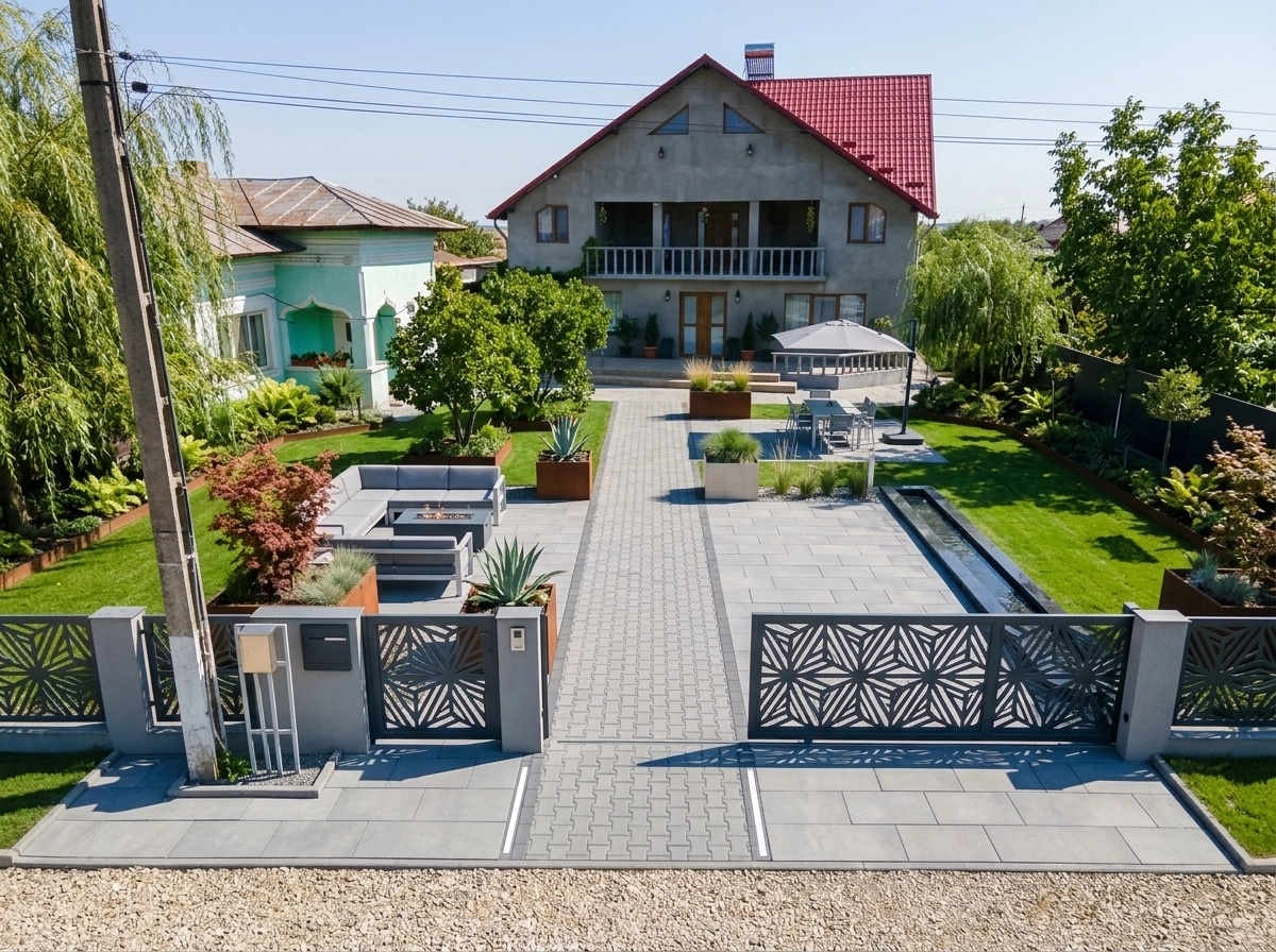 Landscape design in Contemporary Yard style — Yard by GenRoom AI