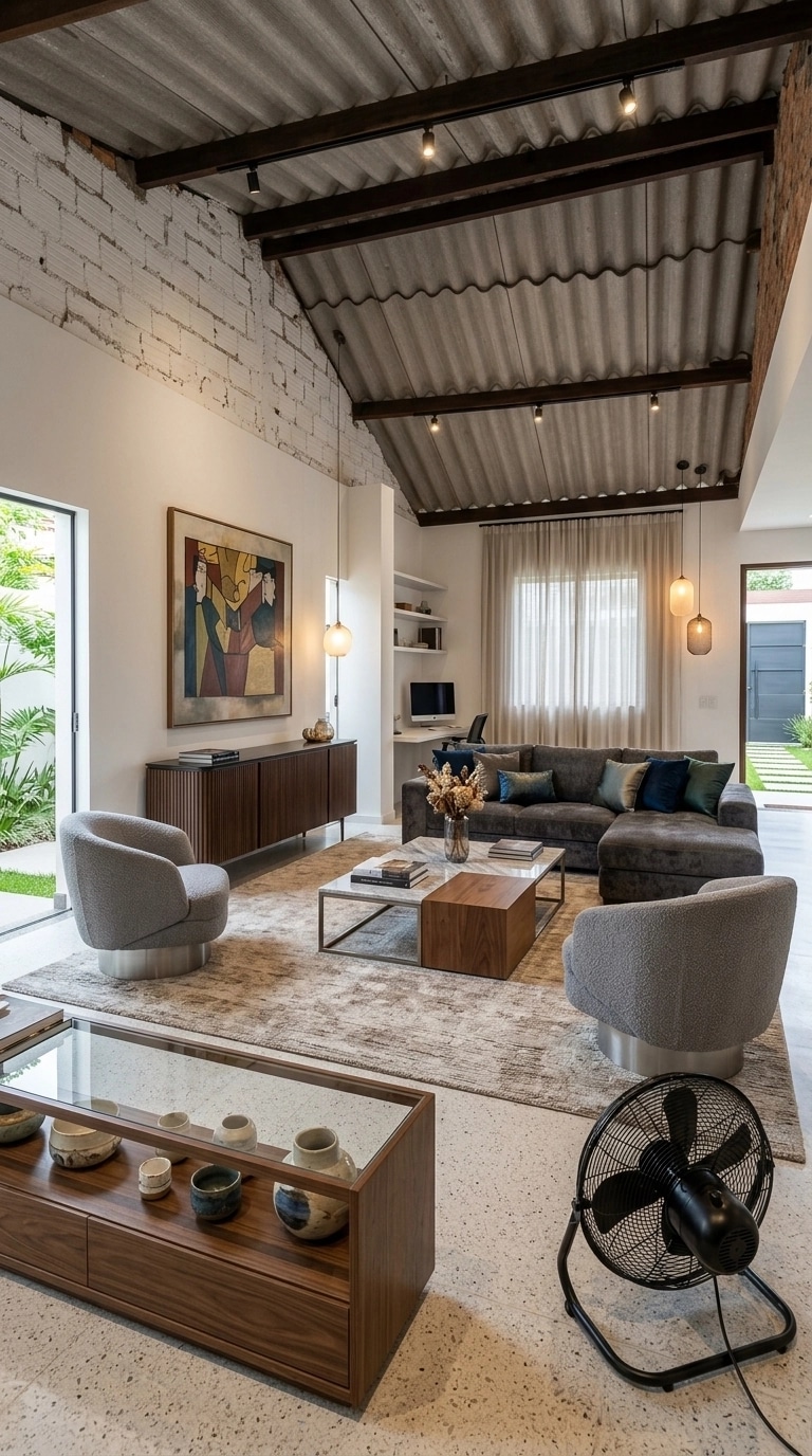 Interior design in Contemporary style — Living Room by GenRoom AI