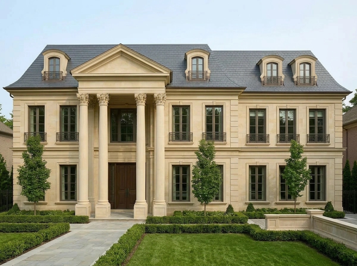 Classic Facade Facade design — facade photo by GenRoom AI