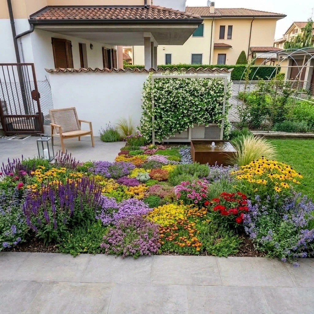 Landscape design in Minimalist Yard style — Yard by GenRoom AI