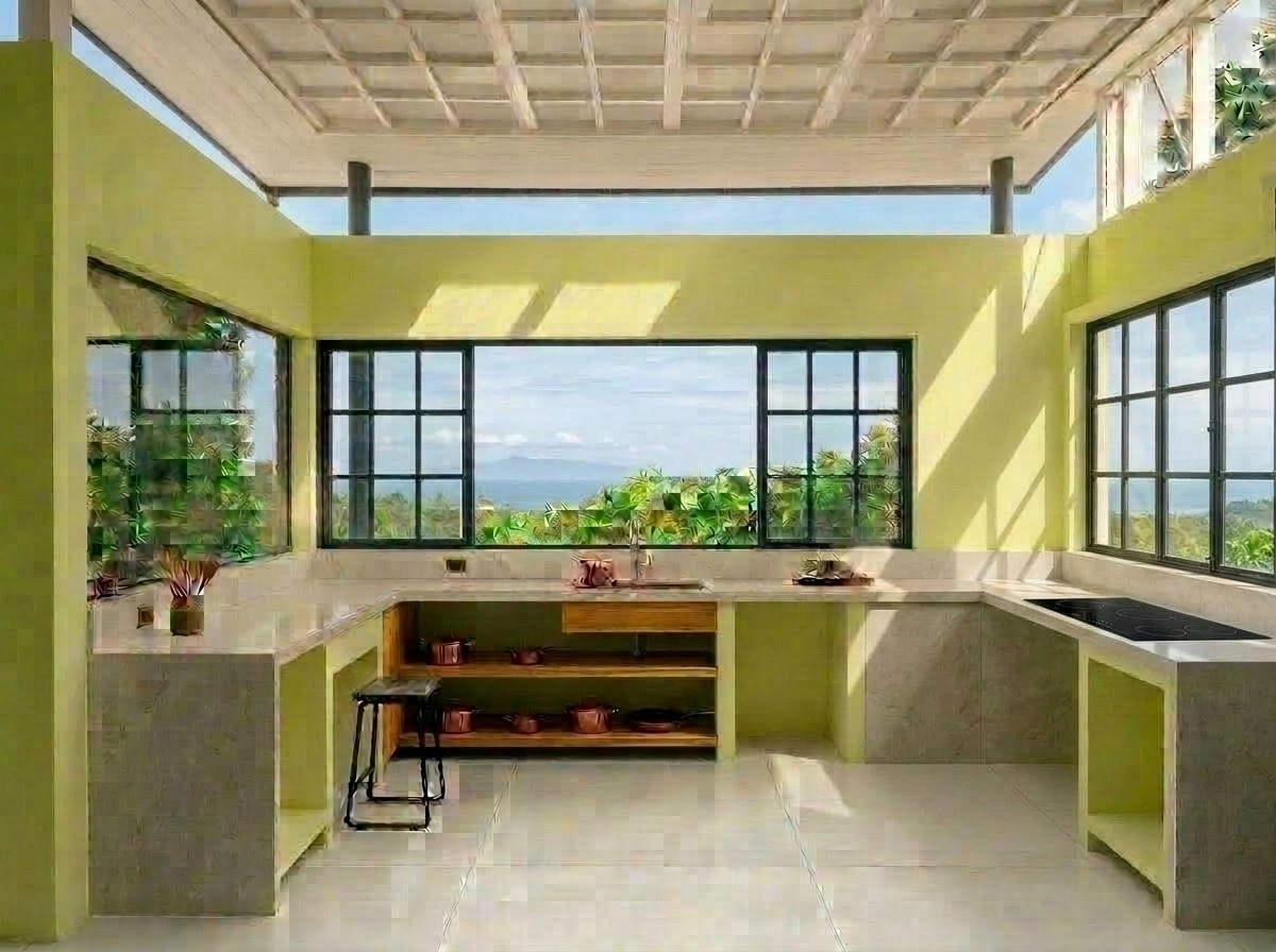 Interior design in Biophilic style — Kitchen by GenRoom AI