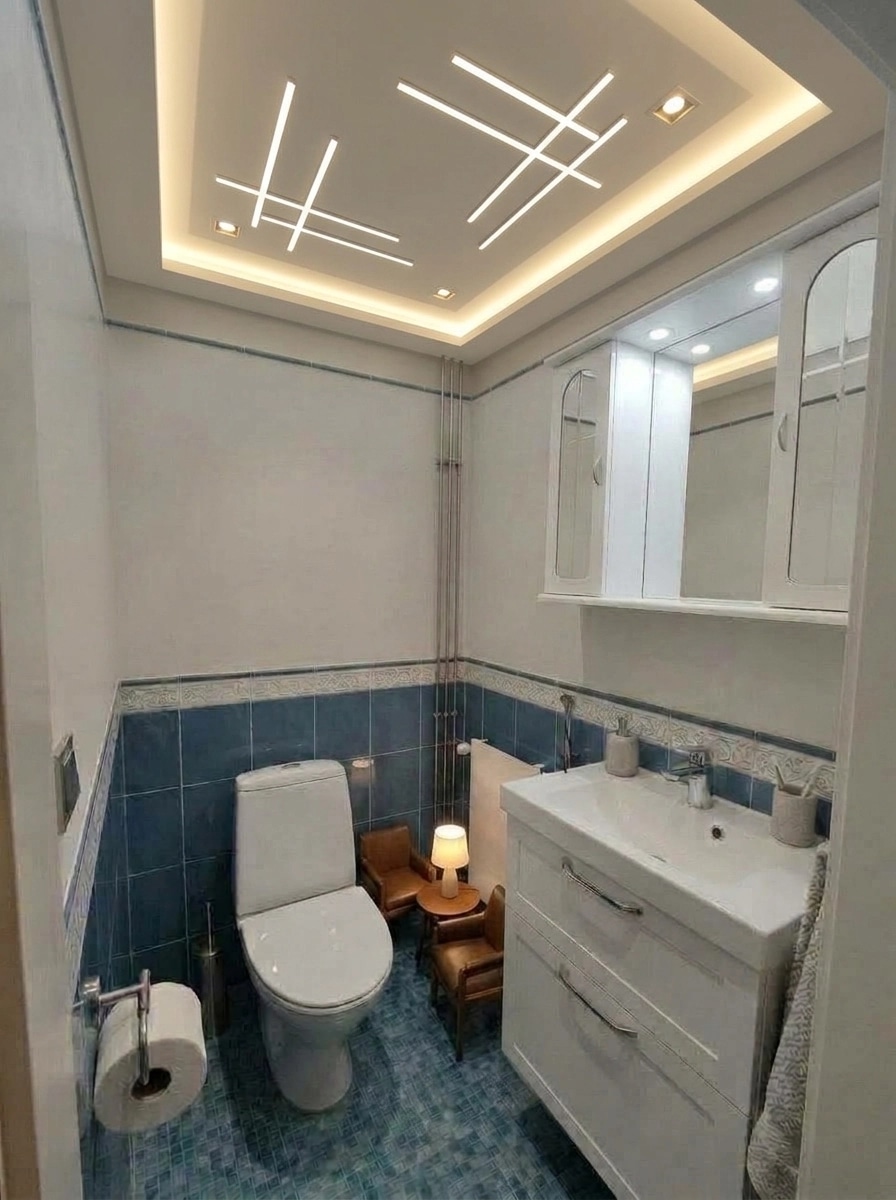 Minimalism Bathroom design — interior photo by GenRoom AI
