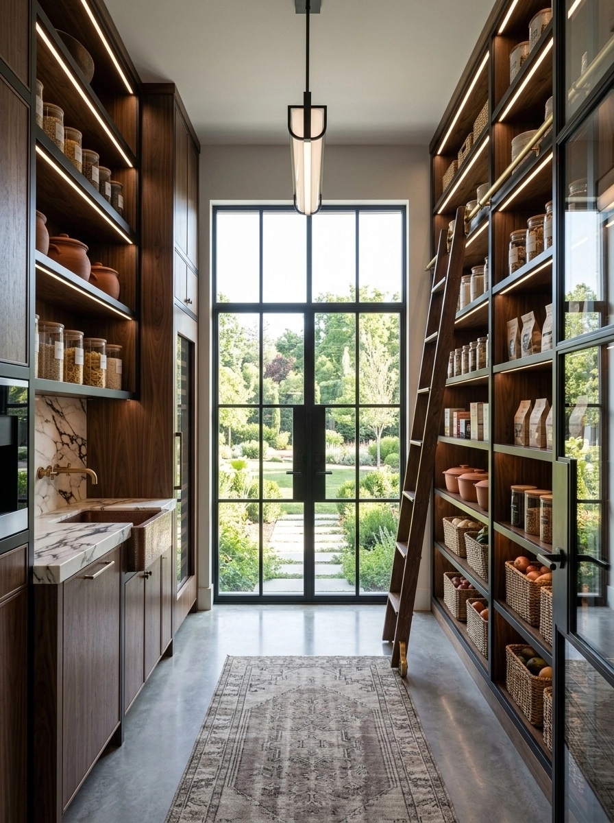 Interior design in Contemporary style — pantry by GenRoom AI