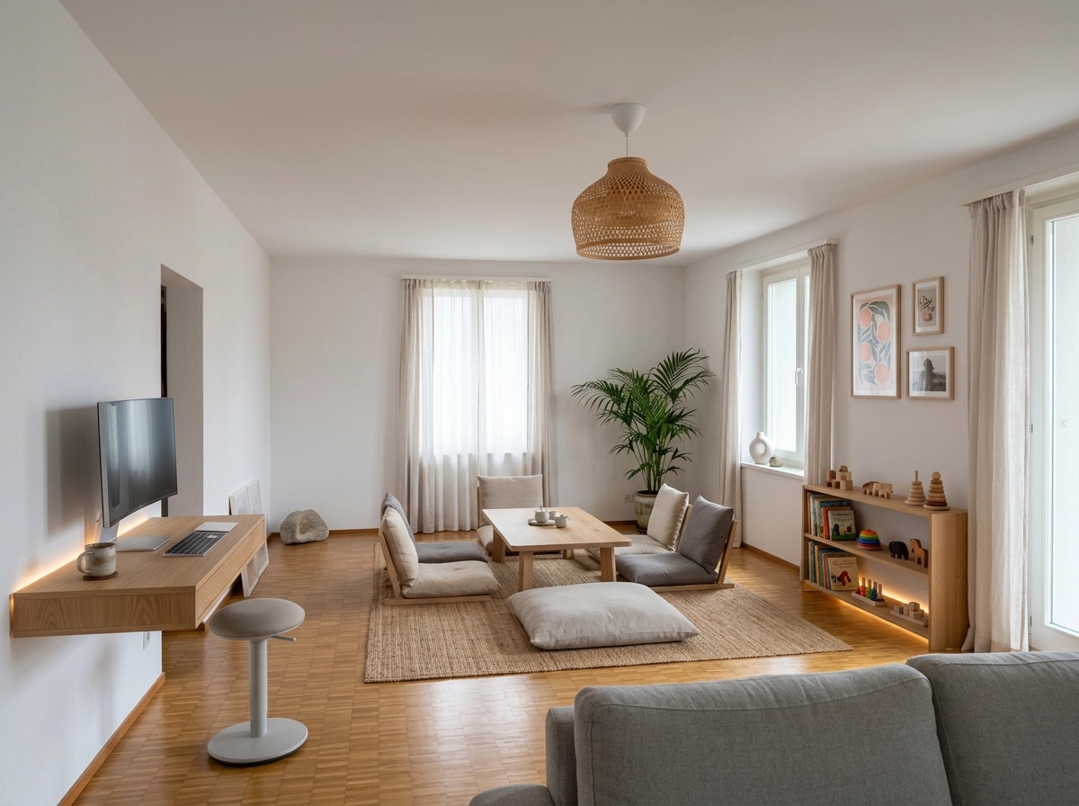 Scandinavian Living Room design — interior photo by GenRoom AI