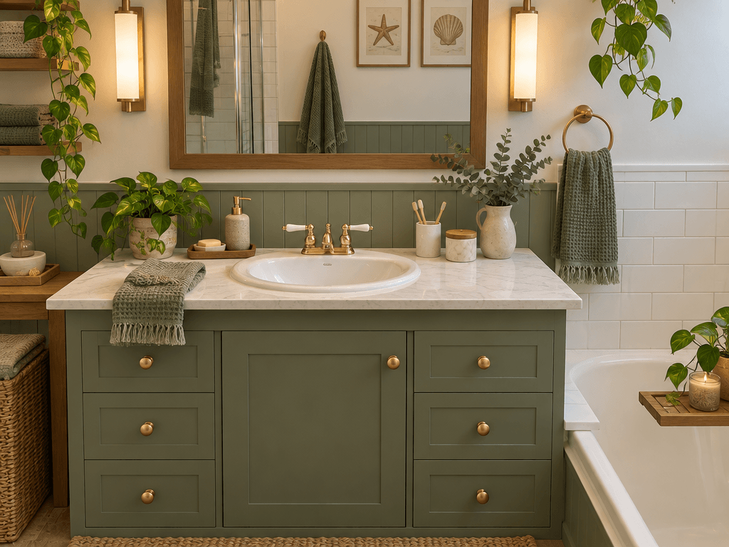 Bathroom interior in no_style style — photo by GenRoom AI