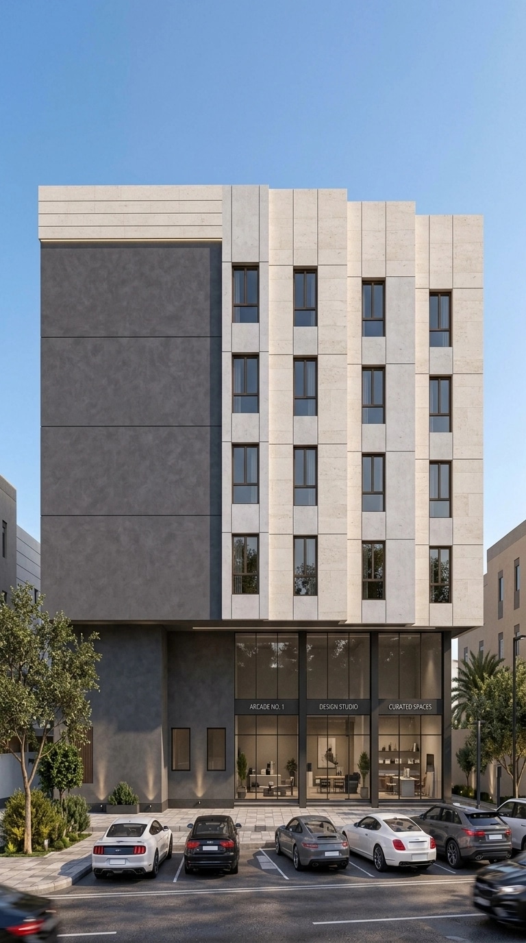 Minimalist Facade Facade design — facade photo by GenRoom AI