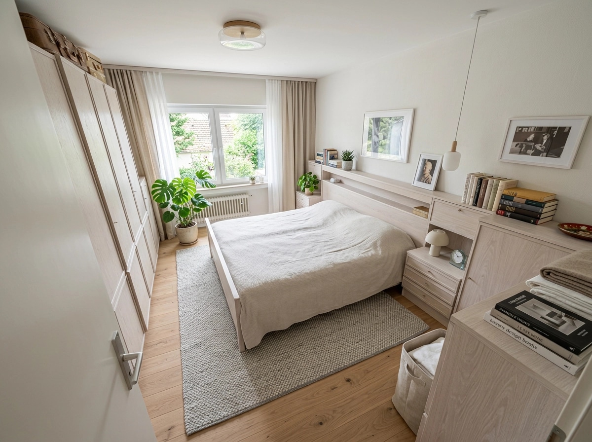 Scandinavian Bedroom design — interior photo by GenRoom AI