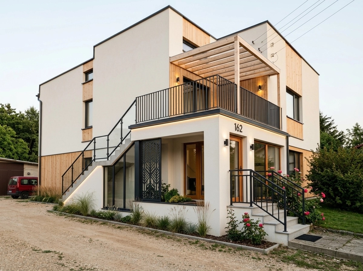 Scandinavian Facade Facade design — facade photo by GenRoom AI