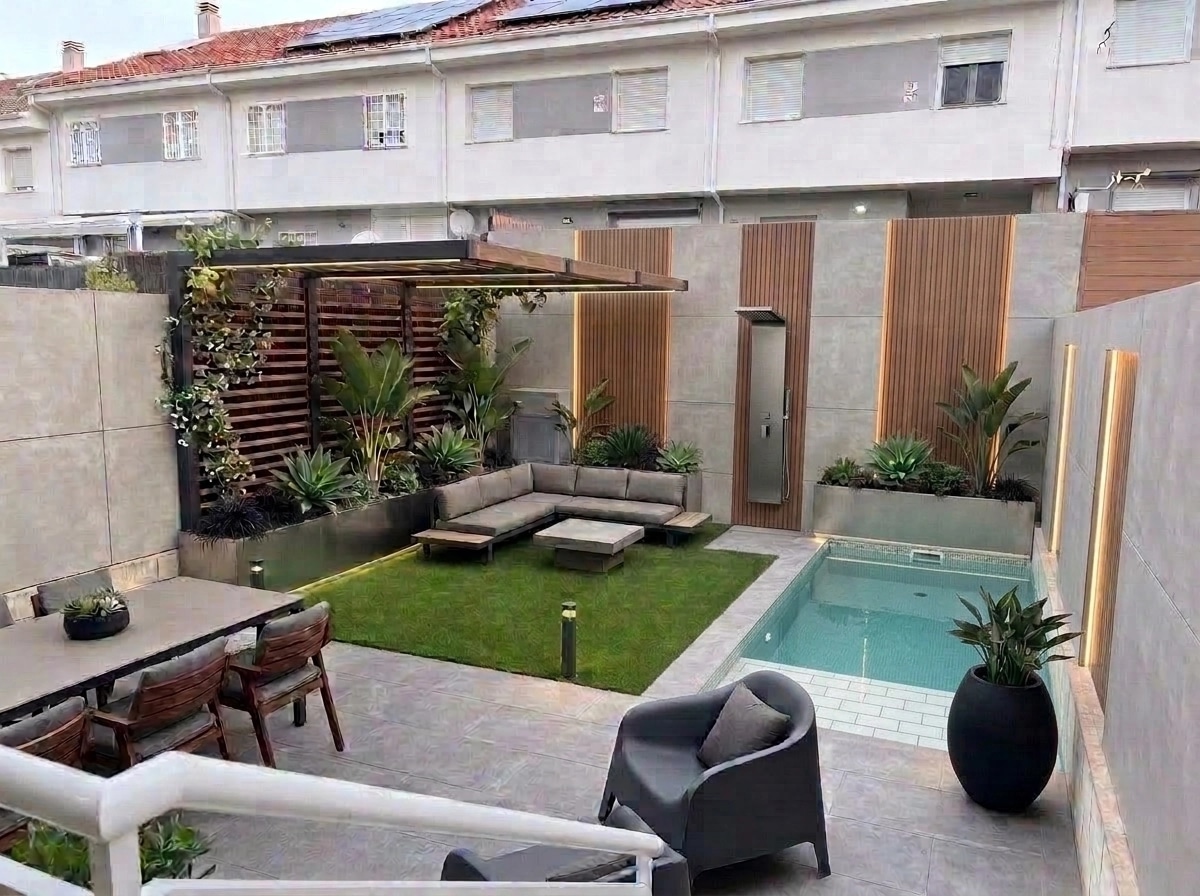 Landscape design in Contemporary Yard style — Yard by GenRoom AI