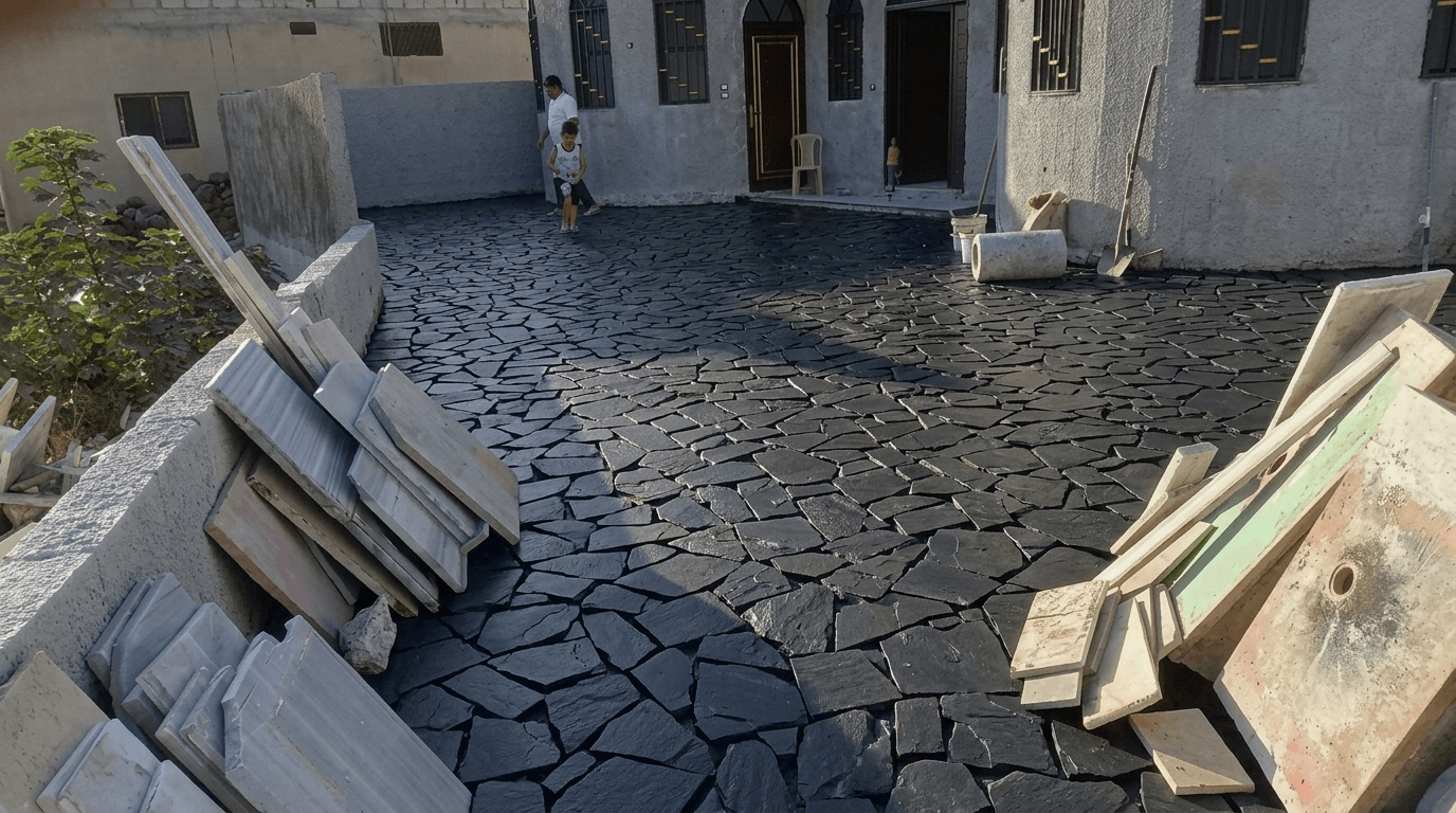 Yard design in no_style style — photo by GenRoom AI