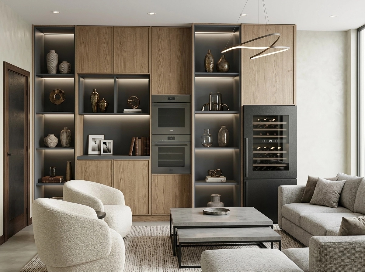 Interior design in Contemporary style — Living Room by GenRoom AI