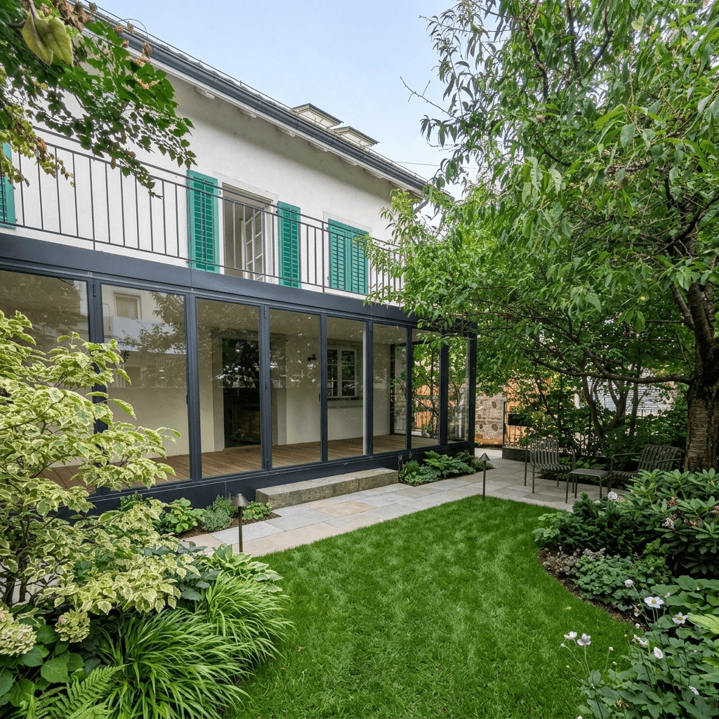 Yard design in no_style style — photo by GenRoom AI