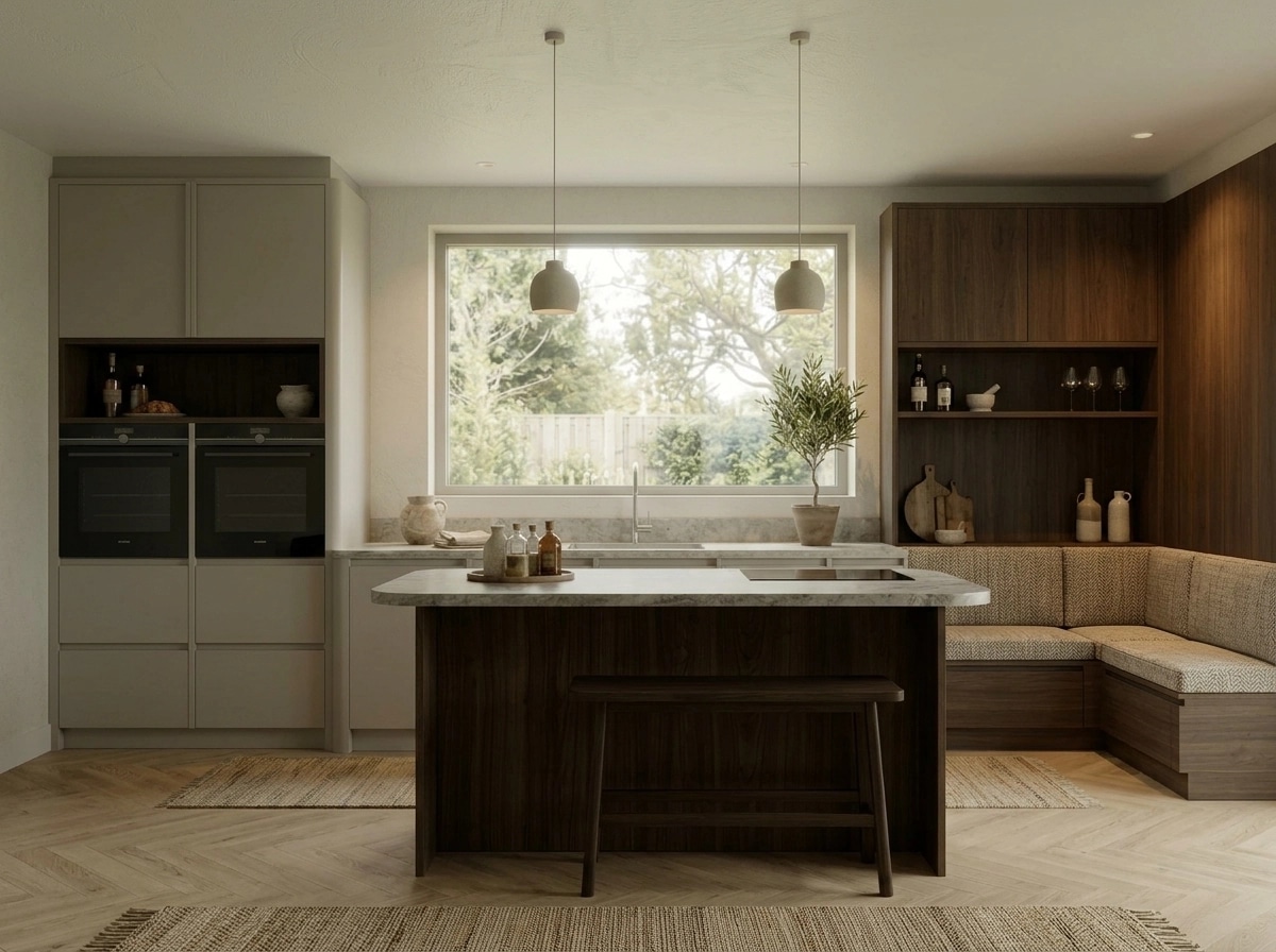 Interior design in Japandi style — Kitchen by GenRoom AI