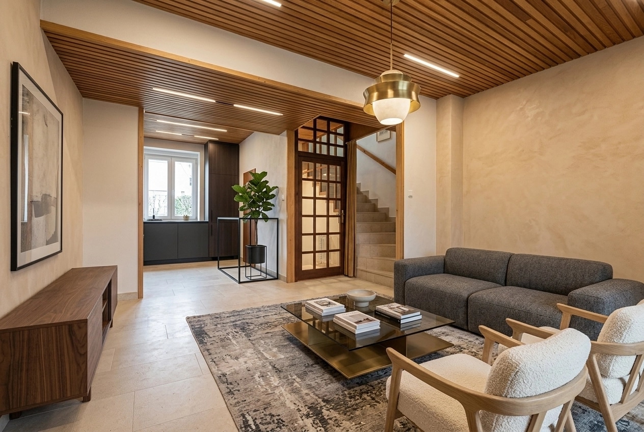 Interior design in Contemporary style — Living Room by GenRoom AI