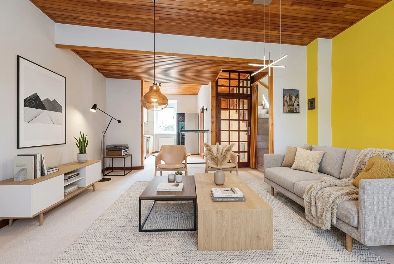 Scandinavian Living Room design — interior photo by GenRoom AI