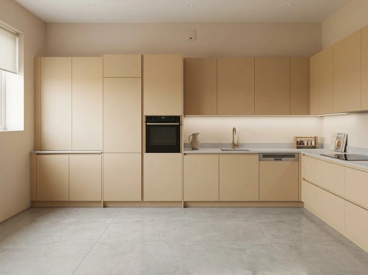 Minimalism Kitchen design — interior photo by GenRoom AI